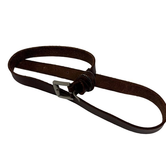 Women’s Time and Tru Brown Dress Casual leather belt Size:M - Picture 4 of 10